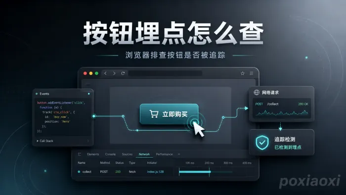 怎么判断网站按钮有没有埋点?浏览器排查方法详解 怎么判断网站按钮有没有埋点?浏览器排查方法详解