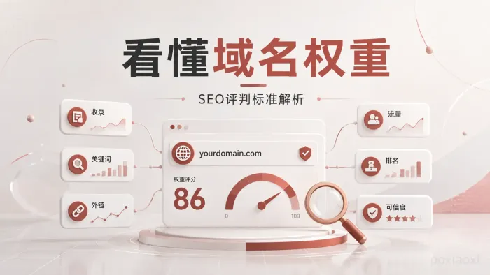 域名权重怎么判断?SEO常见评判标准详解 域名权重怎么判断?SEO常见评判标准详解