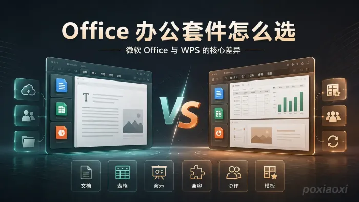 Microsoft Office和WPS Office哪个好?主要区别详解 Microsoft Office和WPS Office哪个好?主要区别详解