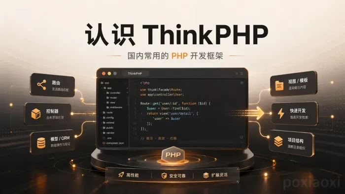 ThinkPHP是什么?国内常用PHP开发框架介绍 ThinkPHP是什么?国内常用PHP开发框架介绍