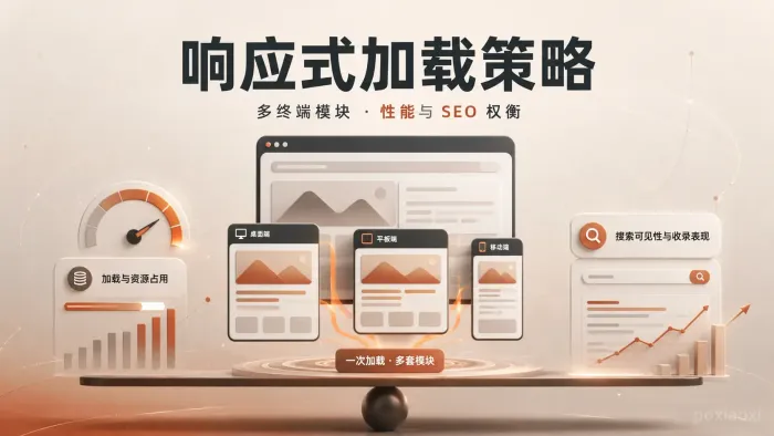 响应式页面一次加载多套终端模块好吗？性能与SEO影响分析