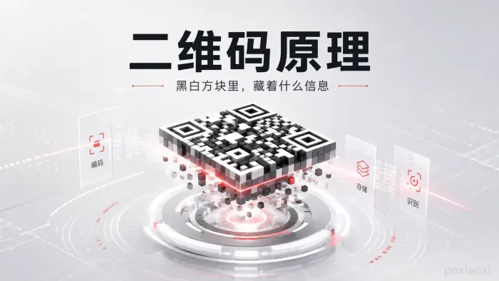 二维码是怎么生成的？从数据编码到黑白方块的原理解析