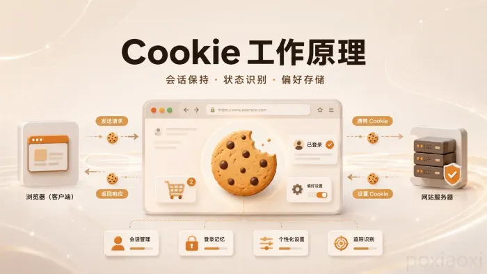 网站开发中的Cookie是什么?工作原理与常见用途详解 网站开发中的Cookie是什么?工作原理与常见用途详解