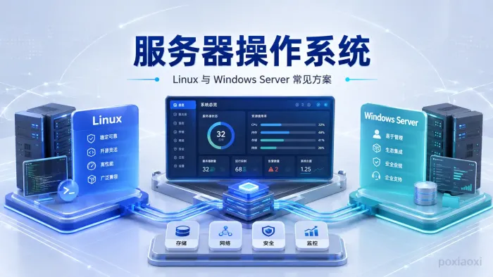 服务器操作系统有哪些?常见Linux与Windows Server介绍 服务器操作系统有哪些?常见Linux与Windows Server介绍