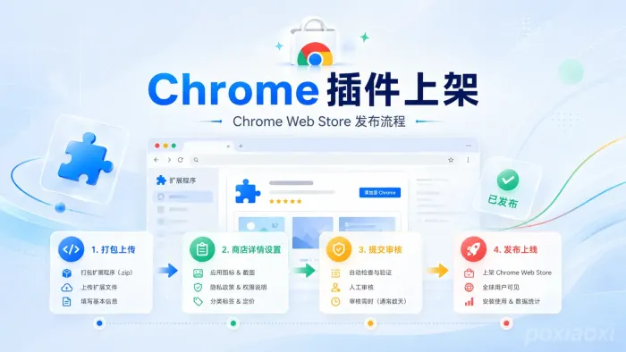 Chrome插件怎么上架应用商店?Chrome Web Store发布完整流程 Chrome插件怎么上架应用商店?Chrome Web Store发布完整流程