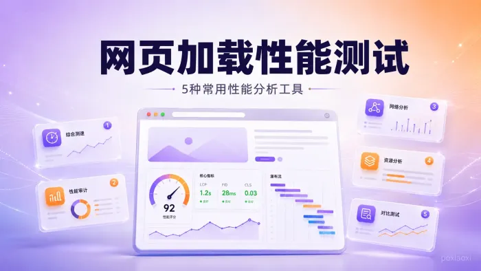网站网页加载性能怎么测试?5种常用性能分析工具对比 网站网页加载性能怎么测试?5种常用性能分析工具对比