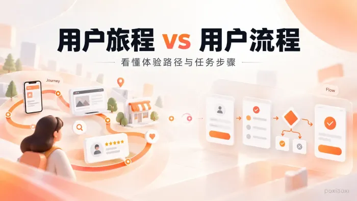用户旅程和用户流程有什么区别?产品设计中的User Journey与User Flow解析 用户旅程和用户流程有什么区别?产品设计中的User Journey与User Flow解析