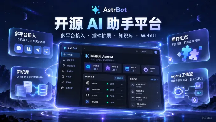 AstrBot是什么?开源Agent聊天机器人平台功能与部署方式介绍 AstrBot是什么?开源Agent聊天机器人平台功能与部署方式介绍