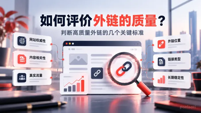 如何评价外链的质量？判断高质量外链的几个关键标准