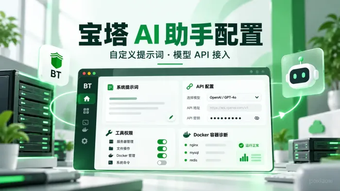 宝塔AI助手插件配置教程:从模型接入到工具权限设置 宝塔AI助手插件配置教程:从模型接入到工具权限设置