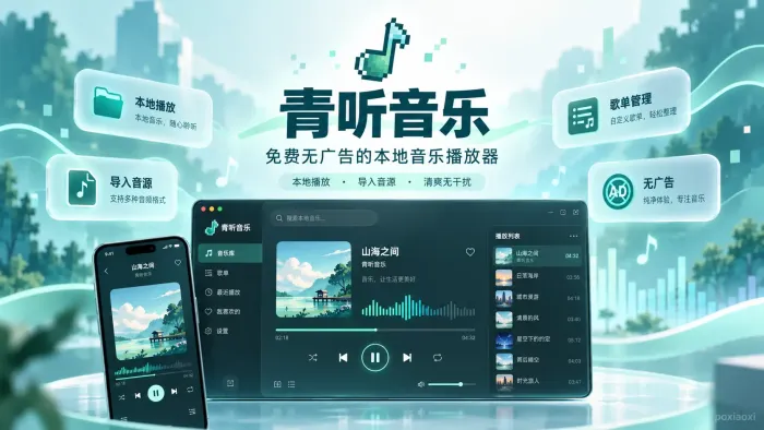 青听音乐是什么?免费开源本地音乐播放器介绍 青听音乐是什么?免费开源本地音乐播放器介绍