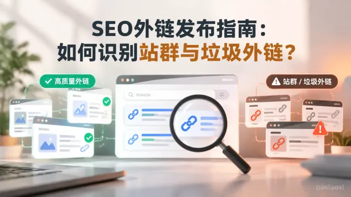 SEO外链发布指南:如何识别站群与垃圾外链? SEO外链发布指南:如何识别站群与垃圾外链?