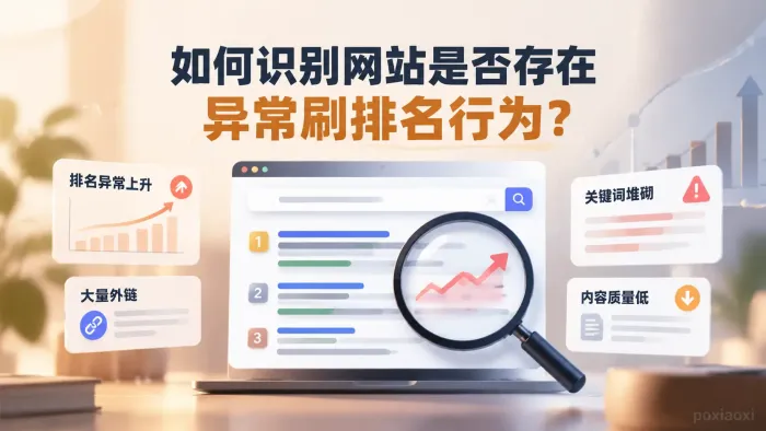 如何识别网站是否存在异常刷排名行为? 如何识别网站是否存在异常刷排名行为?